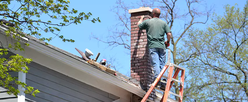 Vinyl and PVC Chimney Flashing Installation in Aurora, ON