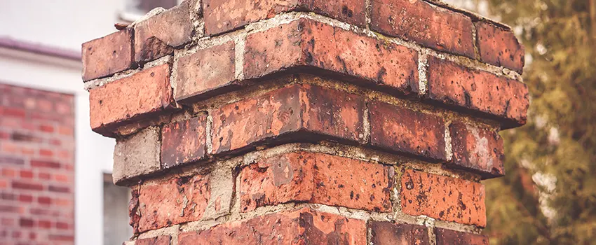 Cracked Chimney Bricks Repair Cost in Aurora, Ontario